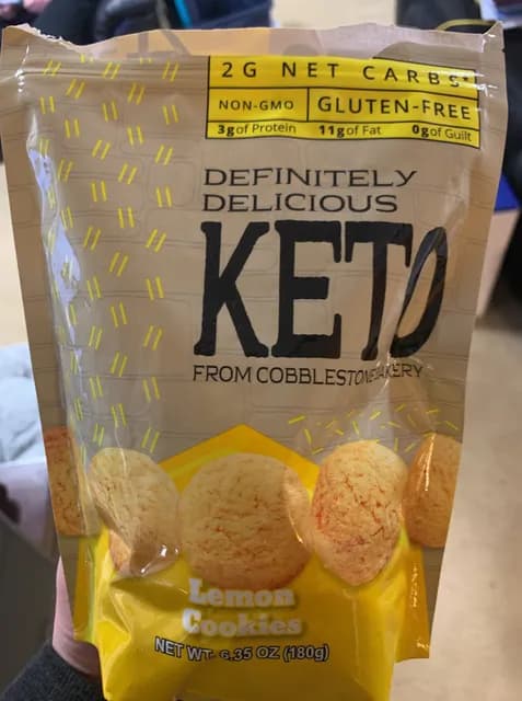 Definitely Delicious Keto From Cobblestone Bakery Lemon Cookies