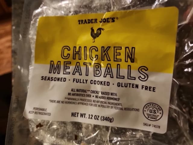 Is it Mustard Free? Trader Joe's Chicken Meatballs