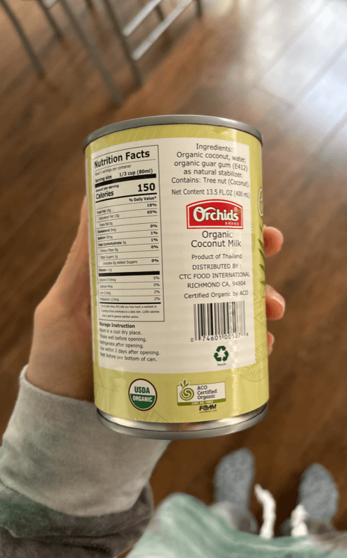 Orchids Brand Organic Coconut Milk