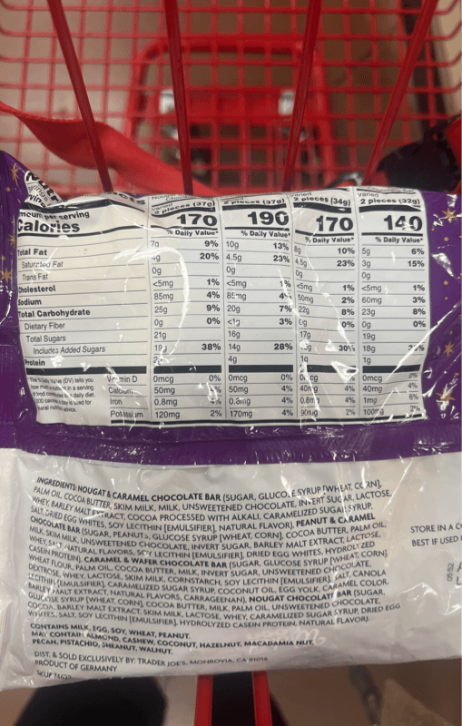Trader Joe'S Wicked Good Mini Chocolate Bars