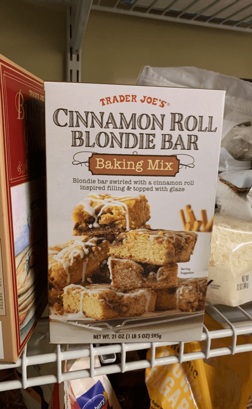 Trader Joe'S Cinnamon Roll Blondie Bar Baking Mix