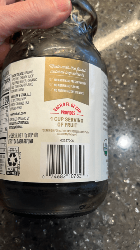 R.W. Knudsen Family Organic Just Tart Cherry Juice