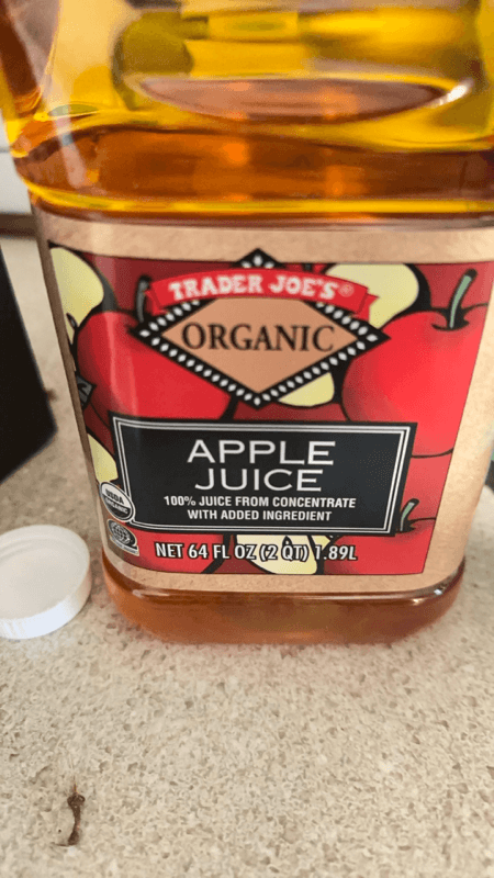 Trader Joe'S Organic Apple Juice