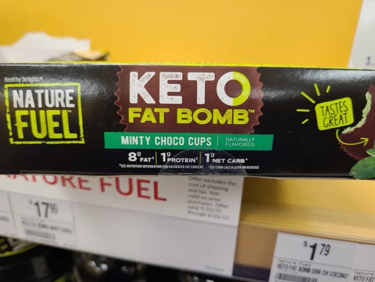 Nature Fuel Keto Fat Bomb Minty Choco