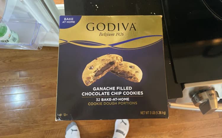 Godiva Ganache Filled Chocolate Chip Cookies