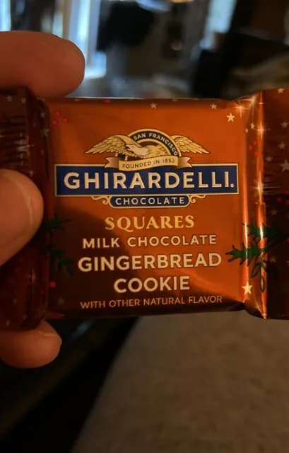 Ghirardelli Milk Chocolate Gingerbread Cookie
