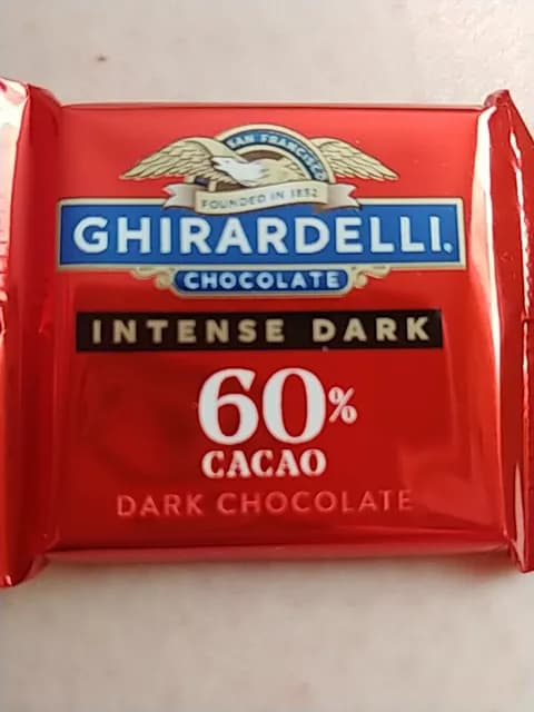 Ghirardelli Chocolate Intense Dark 60% Cacao Dark Chocolate