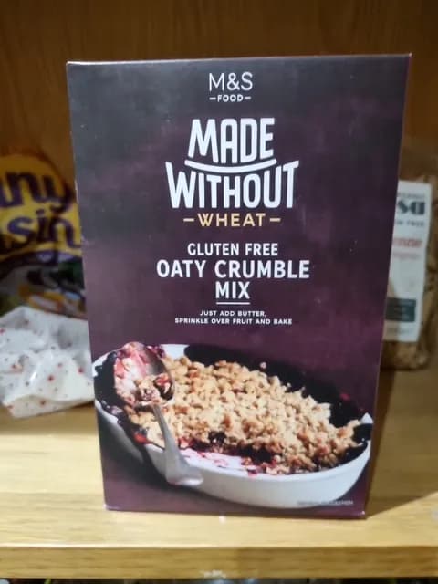 M&S Food Made Without Wheat Gluten Free Oaty Crumble Mix