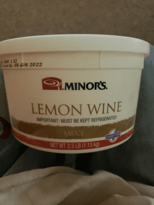 Minor'S Lemon Wine Sauce