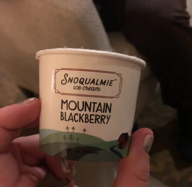 Snoqualmie Ice Cream Mountain Blackberry