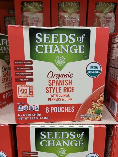Seeds Of Change Organic Spanish Style Rice With Quinoa, Peppers & Corn