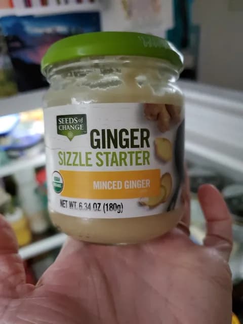 Seeds Of Change Ginger Sizzle Starter Minced Ginger