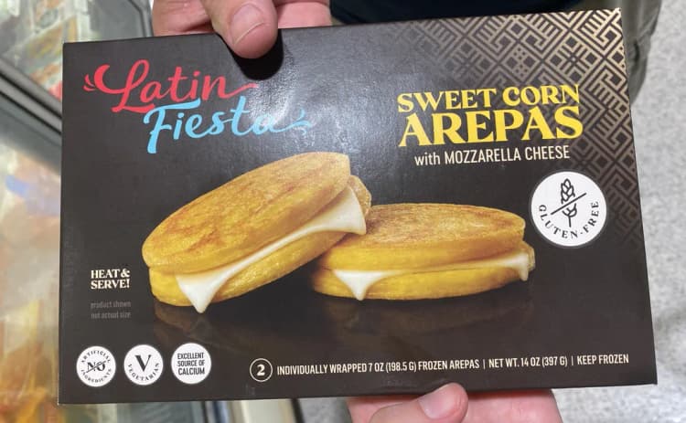 Latin Fiesta Sweet Corn Arepas With Mozzarella Cheese