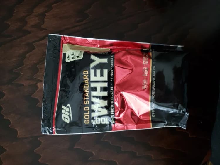 Optimum Nutrition Gold Standard 100% Whey Protein Isolate Vanilla Ice Cream Protein Powder Drink Mix