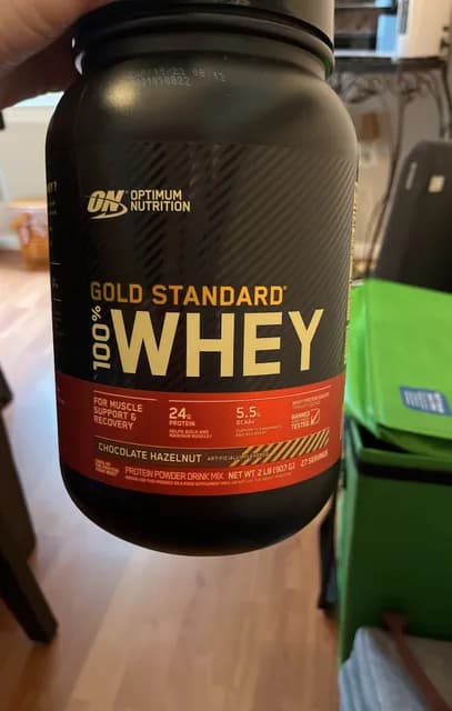 Optimum Nutrition Gold Standard 100% Whey Protein Powder Chocolate Hazelnut