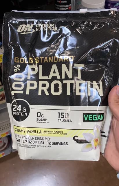 Optimum Nutrition Gold Standard 100% Plant Protein Creamy Vanilla Protein Powder Drink Mix
