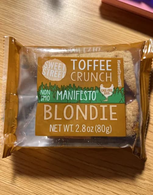 Sweet Street Toffee Crunch Manifesto Blondie