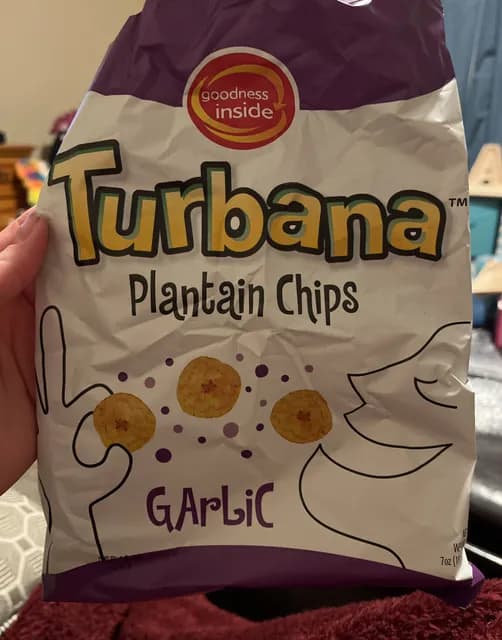 Goodness Inside Turbana Garlic Plantain Chips