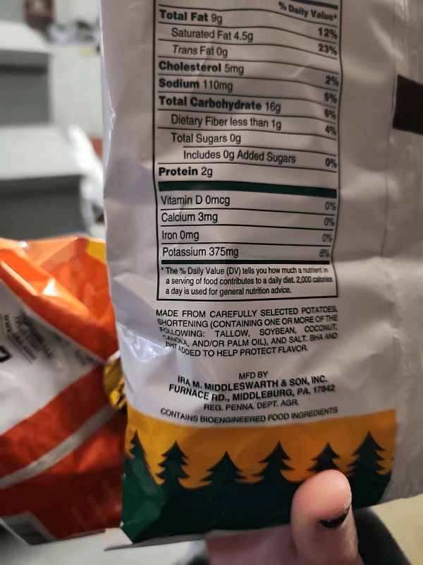 Middleswarth Kitchen Fresh M Potato Chips