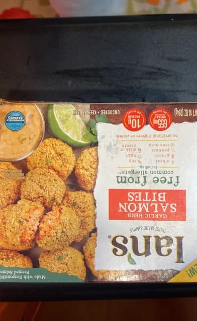 Ian'S Garlic Herb Salmon Bites