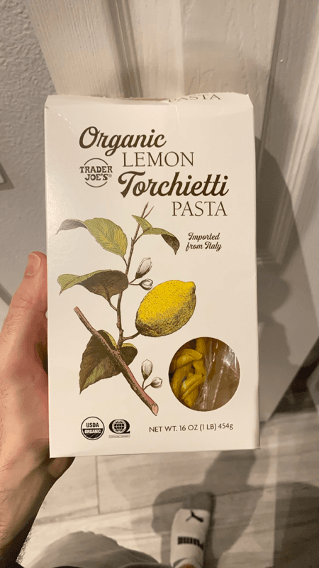 Trader Joe'S Organic Lemon Torchietti Pasta