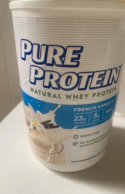 Pure Protein French Vanilla Natural Whey Protein