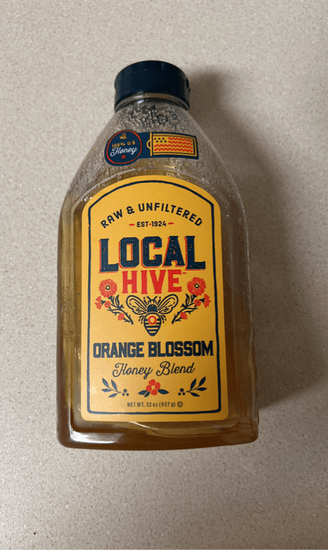 Local Hive Raw & Unfiltered Orange Blossom Honey Blend