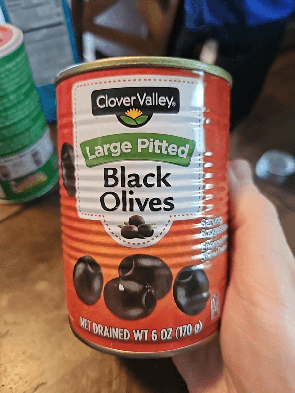 Clover Valley Large Pitted Balck Olives