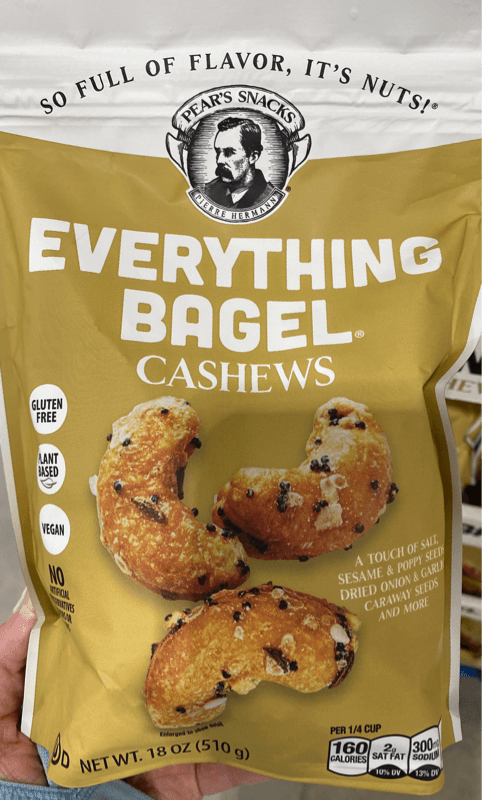 Pear'S Snacks Everything Bagel Cashews