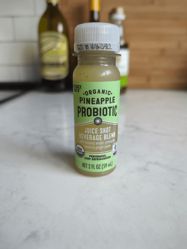 Trader Joe'S Juice Shot Beverage Blend Organic Pineapple Probiotic