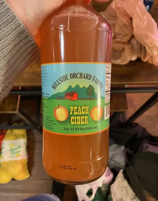 Hillside Orchard Farms Peach Cider