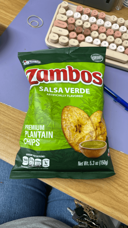 Zambos Premium Salsa Verde Plantain Chips