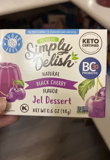 Simply Delish Natural Black Berry Flavor Jel Dessert