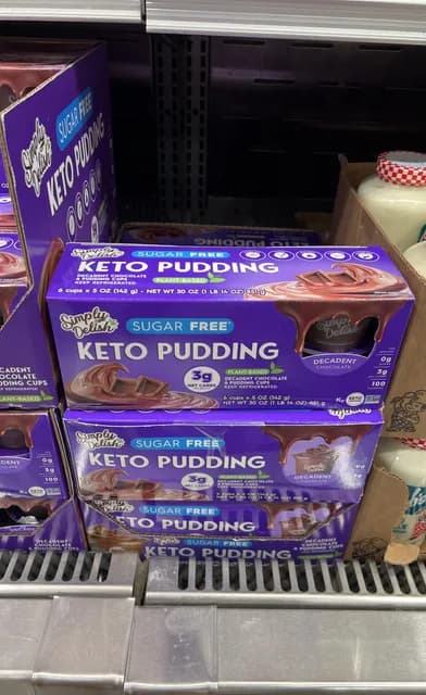 Simply Delish Sugar Free Keto Decadent Chocolate & Pudding