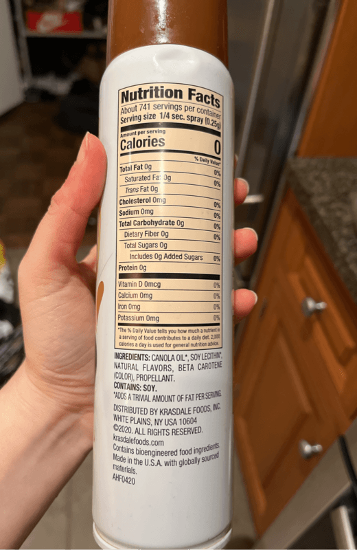 Krasdale Buttery Flavor Cooking Spray