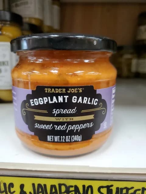 Is it Gluten Free? Trader Joe's Eggplant Garlic Spread With Sweet Red Peppers