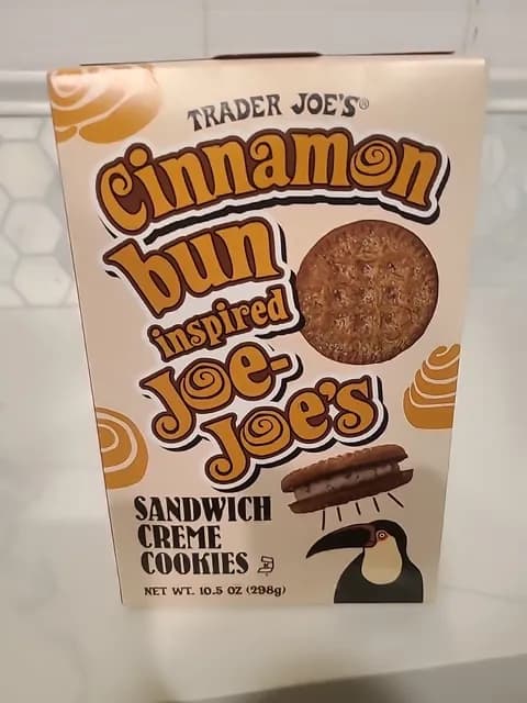 Trader Joe'S Cinnamon Bun Inspired Joe-Joe'S Sandwich Creme Cookies