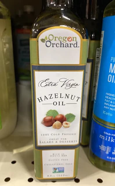 Oregon Orchard Extra Virgin Hazelnut Oil