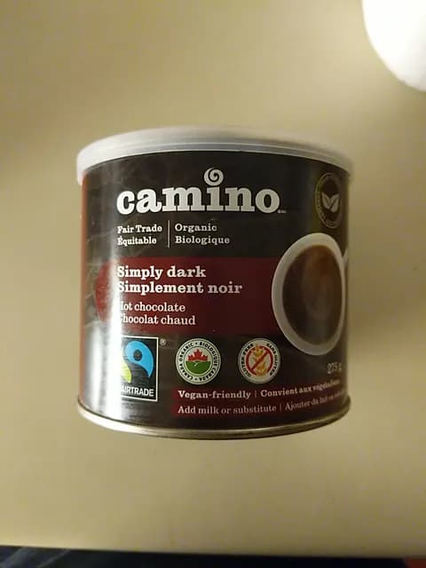 Camino Simply Dark Hot Chocolate