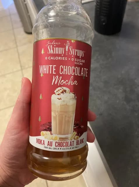 Jordan'S Skinny Syrups White Chocolate Mocha