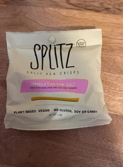 Splitz Himalayan Pink Salt Split Pea Crisps