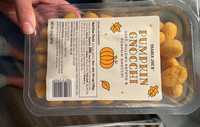 Is it Peanut Free? Trader Joe's Pumpkin Gnocchi