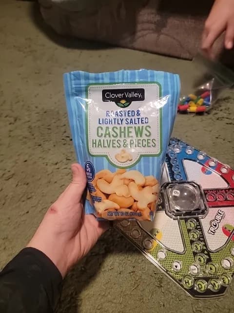 Clover Valley Roasted & Lightly Salted Cashews Halves & Spices