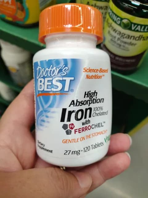 Doctor'S Best High Absorption Iron With Ferrochel