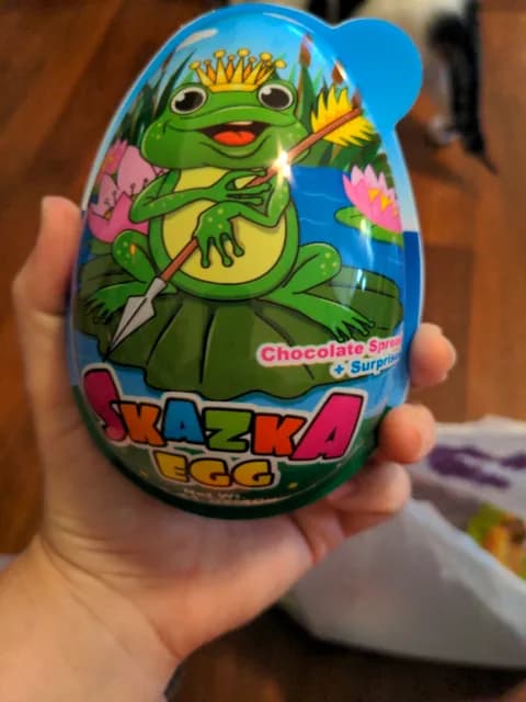 Skazka Egg The Frog Princess Chocolate Spread + Surprise