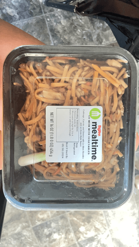 Hyvee Mealtime Lo Mein With Vegetables