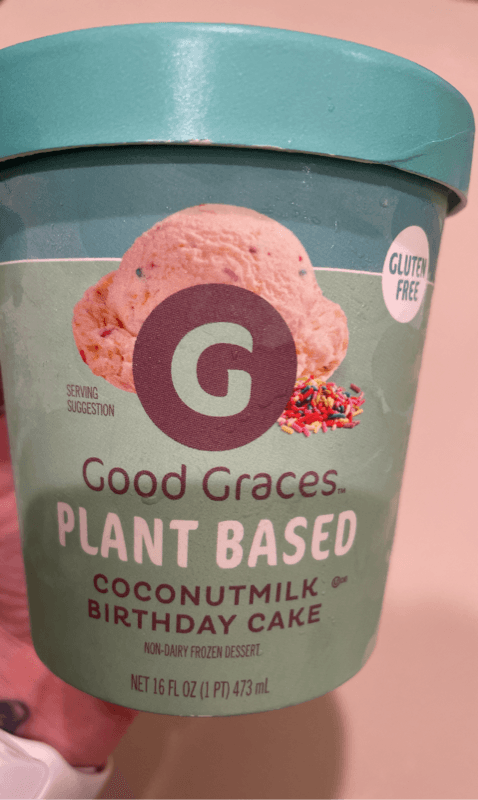 Good Graces Plant Based Coconut Milk Birthday Cake Non-Dairy  Dessert