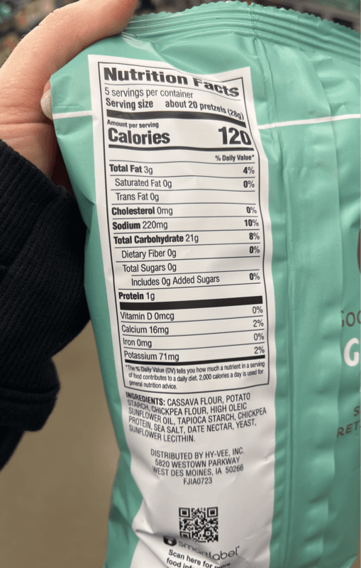Good Graces Gluten Free Sea Salt Pretzel