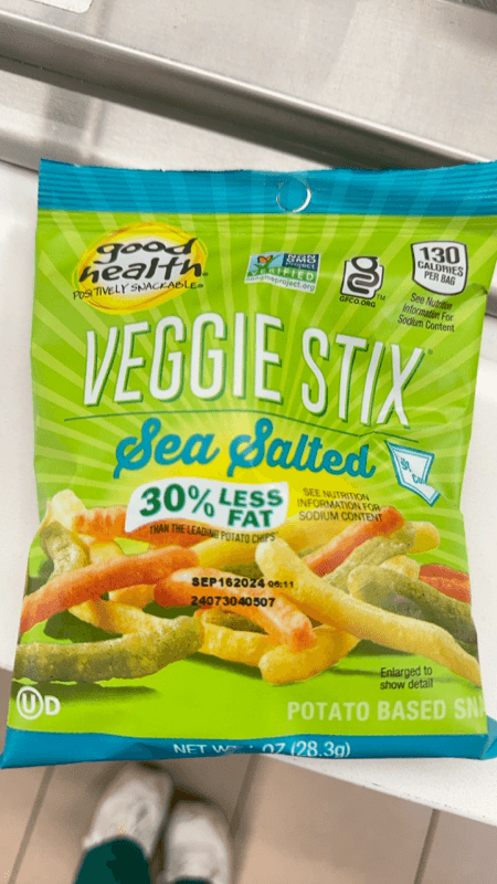 Dirty Potato Chips Good Health Veggie Sticks Bag