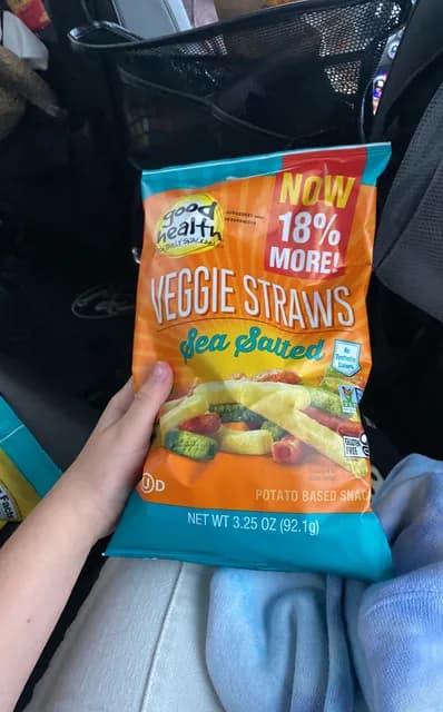Good Health Veggie Straws Sea Salted Potato Based Snacks